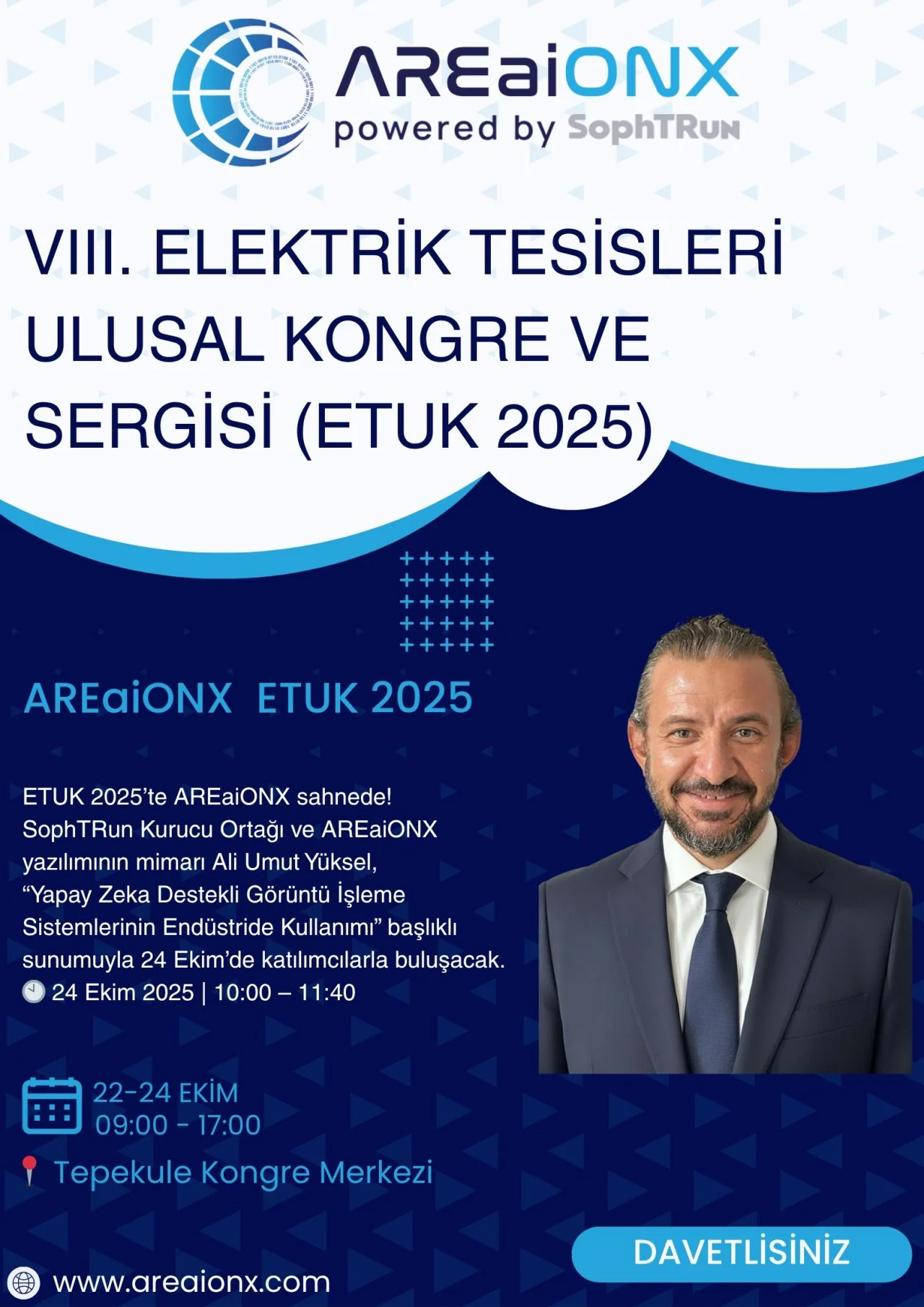 AREaiONX, ETUK 2025’te Endüstriyel Yapay Zekâ Çözümlerini Tanıttı